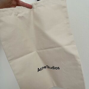 Acne Studios Cream Dust Bag